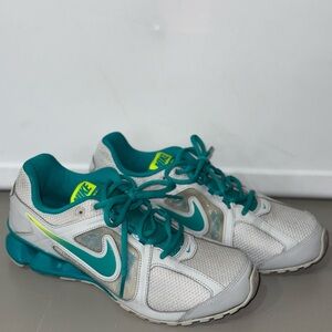 Nike Women’s Teal and Gray Sneakers
